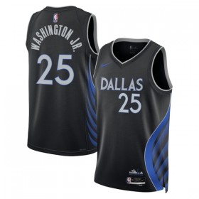 Muške NBA Dres Dallas Mavericks Washington JR Nike 2025-26 City Edition Crno Swingman